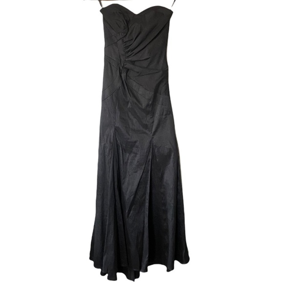 NWT Jessica McClintock x Vintage Strapless Twist Front Maxi - Picture 2 of 8